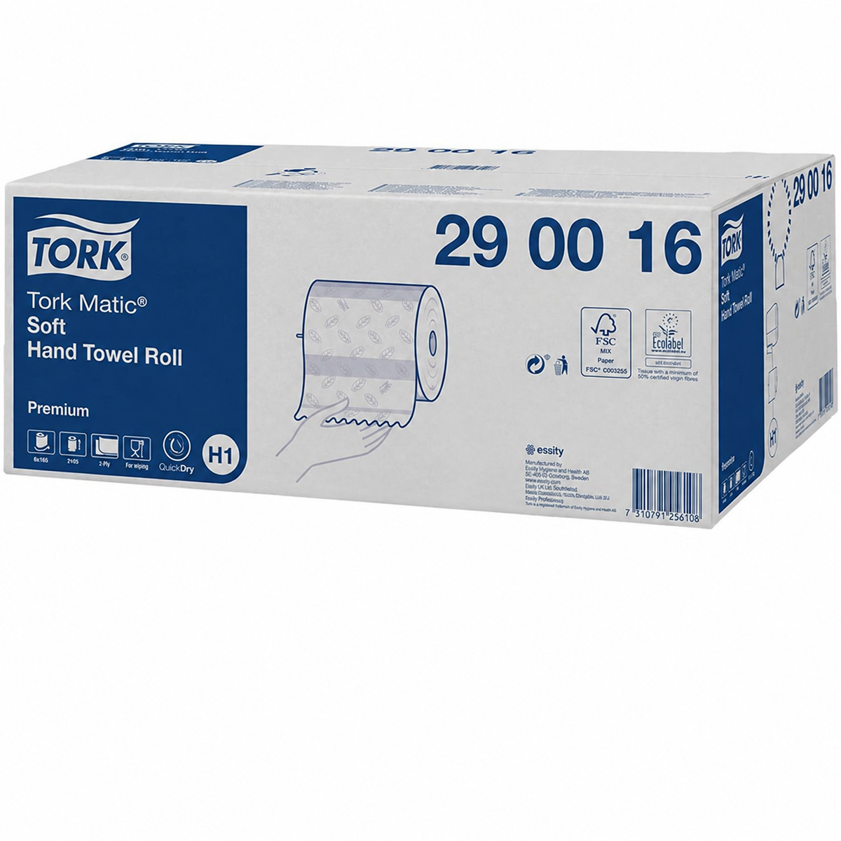 TORK Handtuchrollen Matic® H1 Premium Soft 2-lagig weiß, 6 Rollen