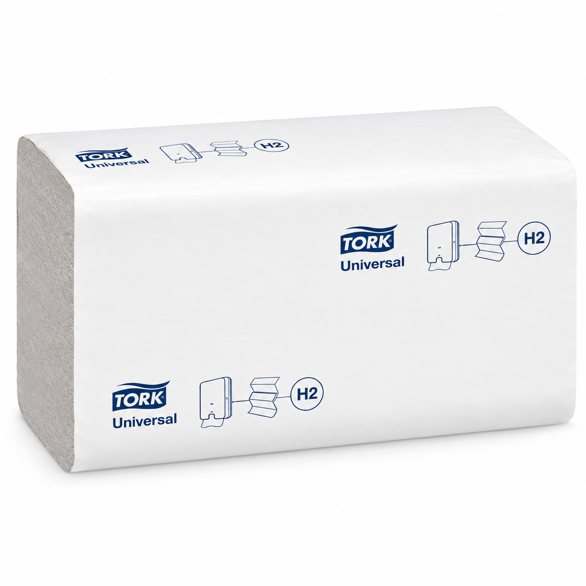 TORK Papierhandtücher 150100 Xpress® H2 Universal Interfold-Falzung 1-lagig weiß, 4.830 Tücher