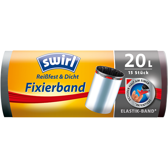 SWIRL Müllbeutel 20L transparent