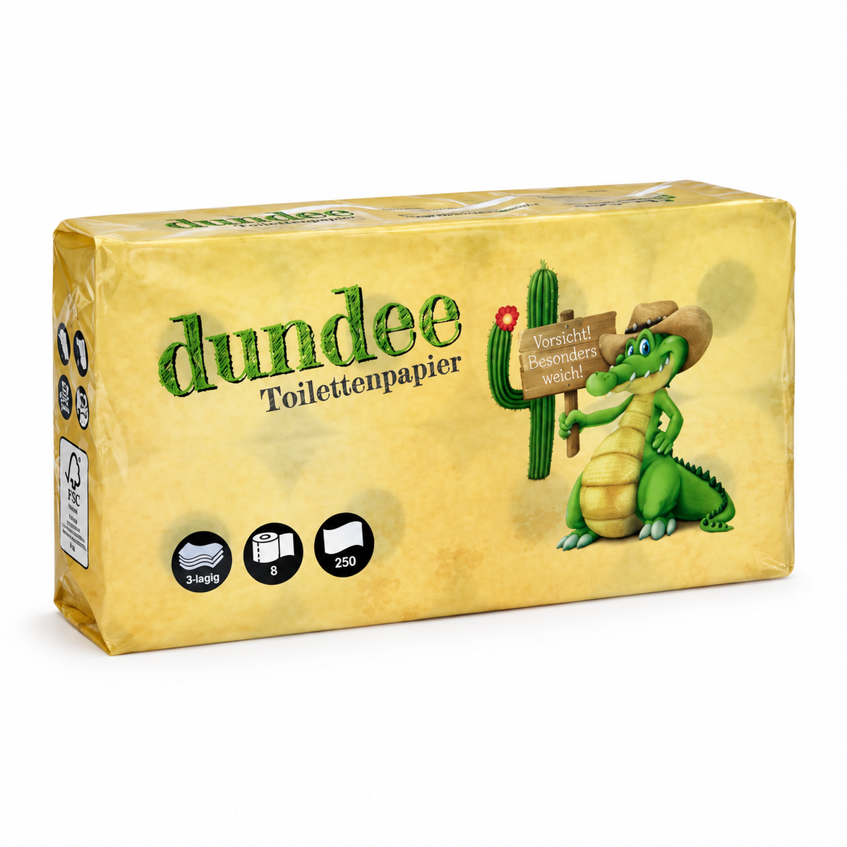 dundee Toilettenpapier 3-lagig, 72 Rollen