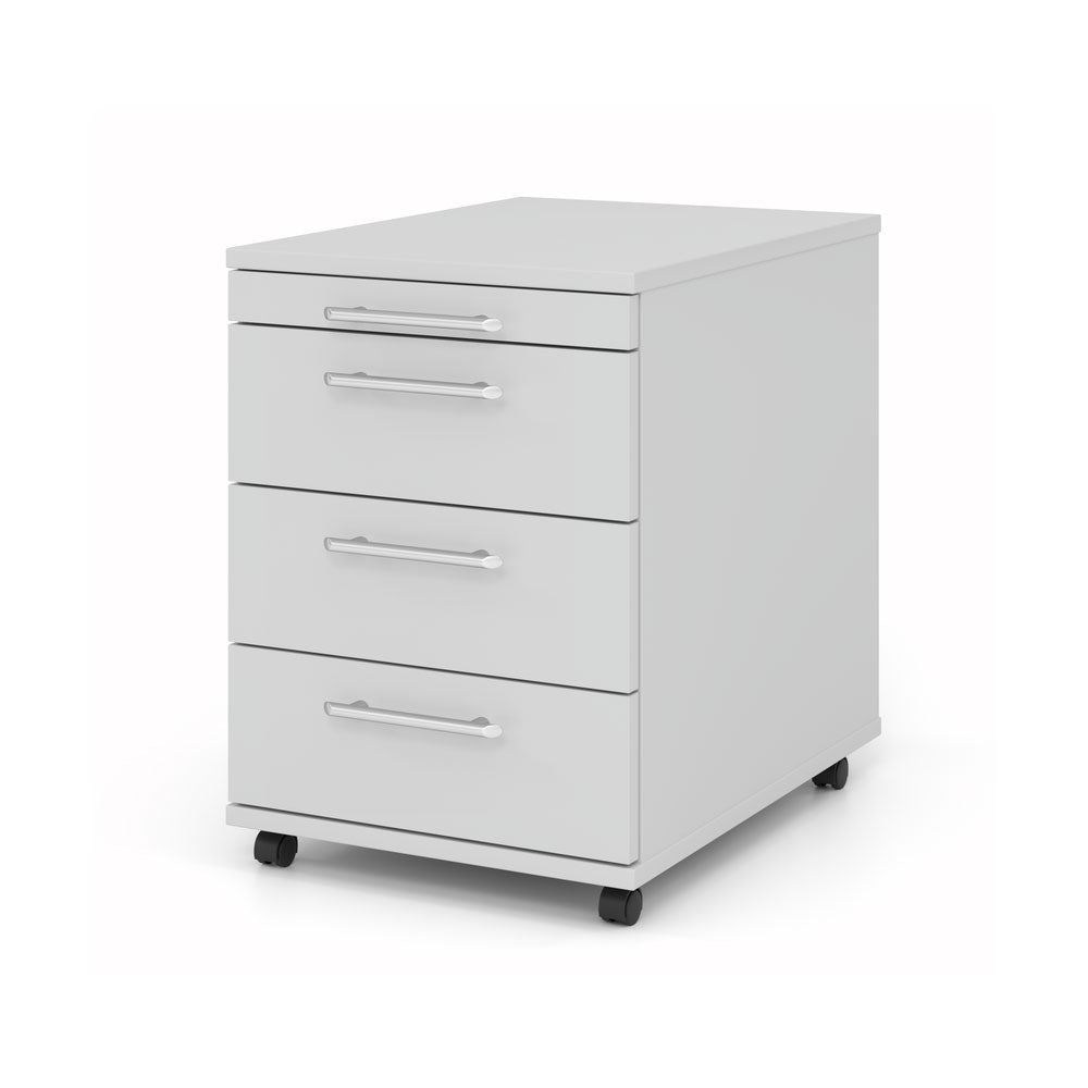 HAMMERBACHER - Rollcontainer 42,8 x 49 x 59 cm (BxTxH) - Weiss