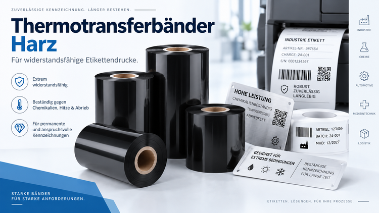 Thermotransferbänder Harz