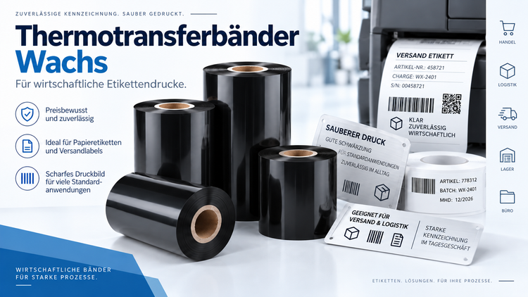 Thermotransferbänder Wachs