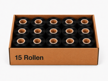 Thermotransferband Wachs 15 Rollen 104mm x 360m K:25,4mm IW