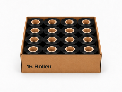 Thermotransfer Wachs/Harzfarbband NearE.16 Rollen 55mm x 830m K:25,6mm IW WH680X