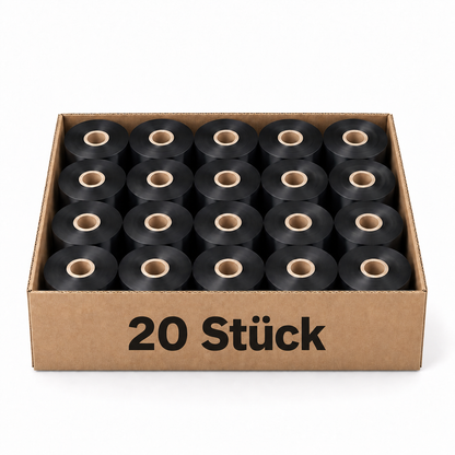 Thermotransfer Wachsfarbband            20 Rollen 55mm x 600m K:25,4mm AW
