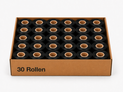 Thermotransferband Wachs 30 Rollen 50mm x 360m K:25,4mm IW