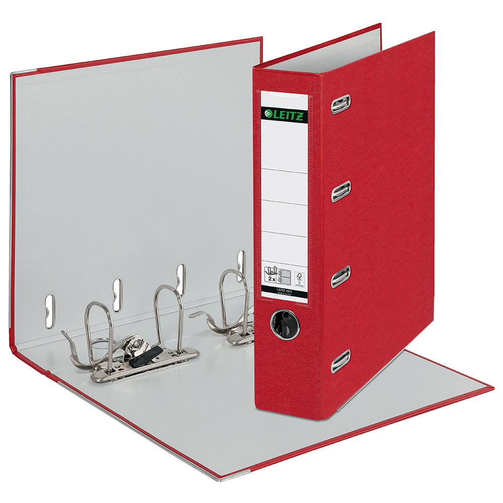 LEITZ Ordner 7,5cm mit Doppelmechanik - Einsteckrückenschild