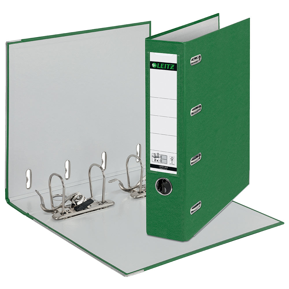 LEITZ Ordner 7,5cm mit Doppelmechanik - Einsteckrückenschild