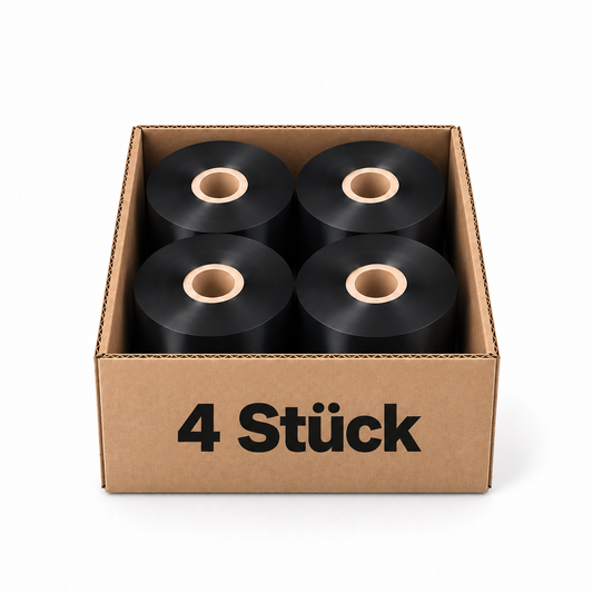Thermotransfer Wachsfarbband            4 Rollen 220mm x 600m K:25,4mm AW