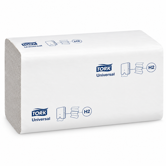 TORK Papierhandtücher 150100 Xpress® H2 Universal Interfold-Falzung 1-lagig weiß, 4.830 Tücher