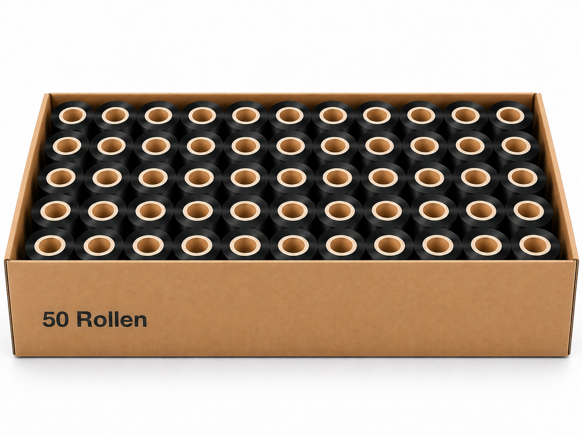 Thermotransfer Wachs/Harzfarbband NearE.50 Rollen 38mm x 153m K:25,4mm IW
