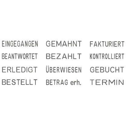 TRODAT Datumsstempel mit Text, Classic 1117
