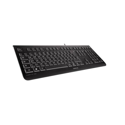 CHERRY Tastatur KC1000 QWERTZ - USB Nummernblock Stellfüße schwarz