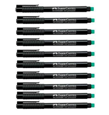 FABER-CASTELL Multimark 1513 Folienstift 10 Stück permanent 0,6mm
