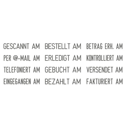 TRODAT Datumstempel mit Text, printy dater 4817