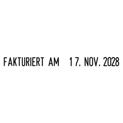 TRODAT Datumstempel mit Text, printy dater 4817