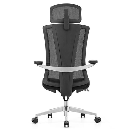 LASER PLUS Ergonomischer Bürostuhl / Schreibtischstuhl ATLAS mit Synchronmechanik, Mesh-Gewebe und leisen Doppelrollen