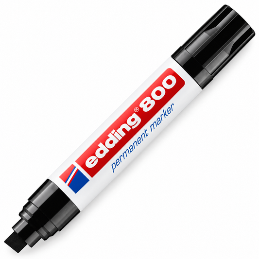 edding Permanentmarker 800 Schwarz Keilspitze 1 Stück