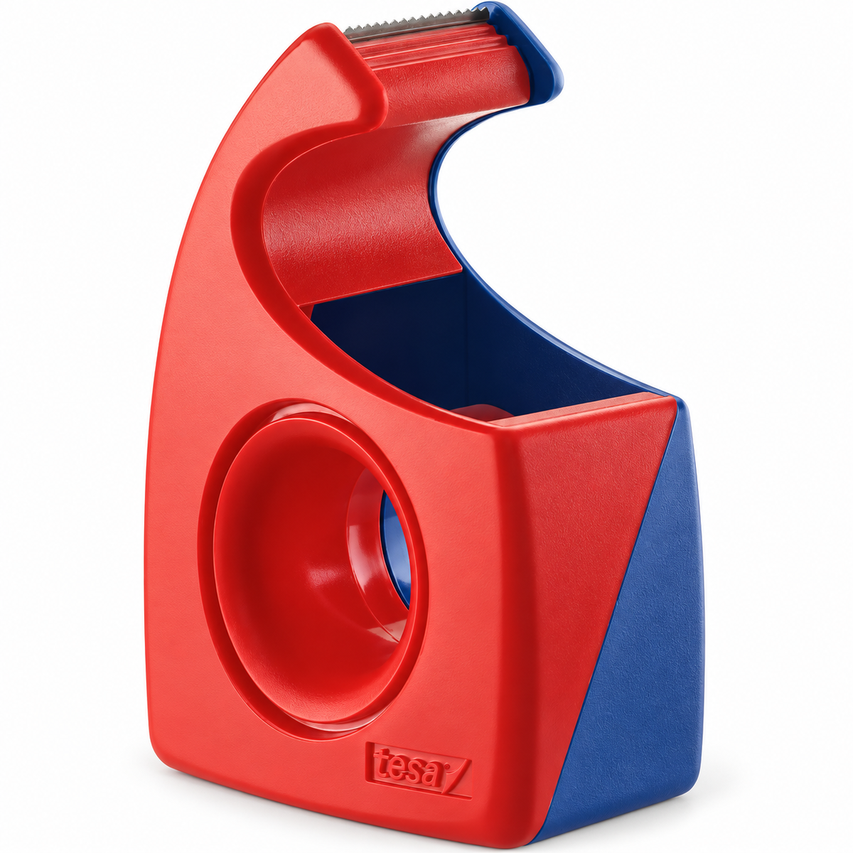 tesa Klebefilmabroller Easy Cut rot / blau 1 Stück