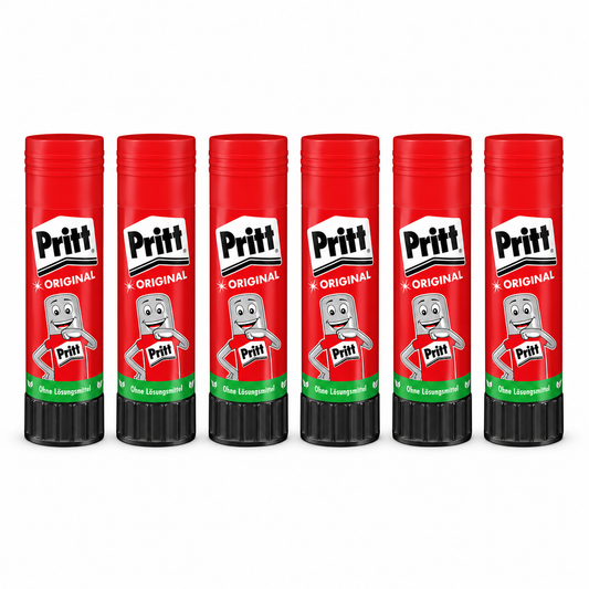 Pritt Klebestift transparent auswaschbar Multipack VE=6 Stück