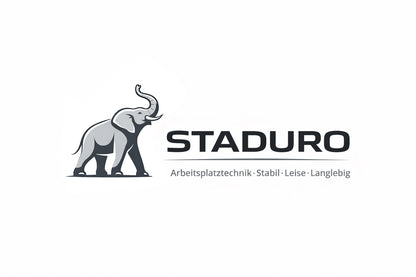 STADURO - Schreibtischgestell LOKI für höhenverstellbare Schreibtische inkl. Bedienfeld / mit Klick Mechanik