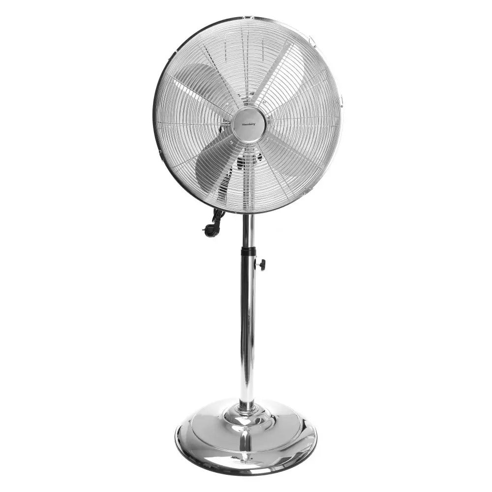 Ventilator / Standventilator NORDWIND 40 cm 50 W mit 3 Geschwindigkeitseinstellungen und Schwenkfunktion - Silber