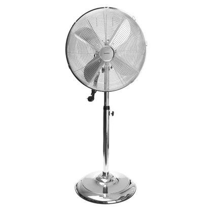 Ventilator / Standventilator NORDWIND 40 cm 50 W mit 3 Geschwindigkeitseinstellungen und Schwenkfunktion - Silber