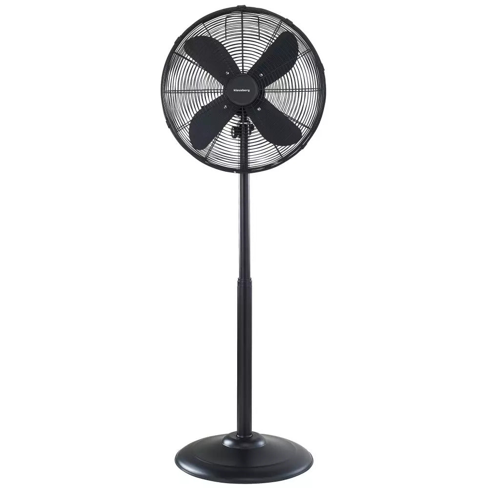 Ventilator / Standventilator NORDWIND 40 cm 50 W mit 3 Geschwindigkeitseinstellungen und Schwenkfunktion - Schwarz